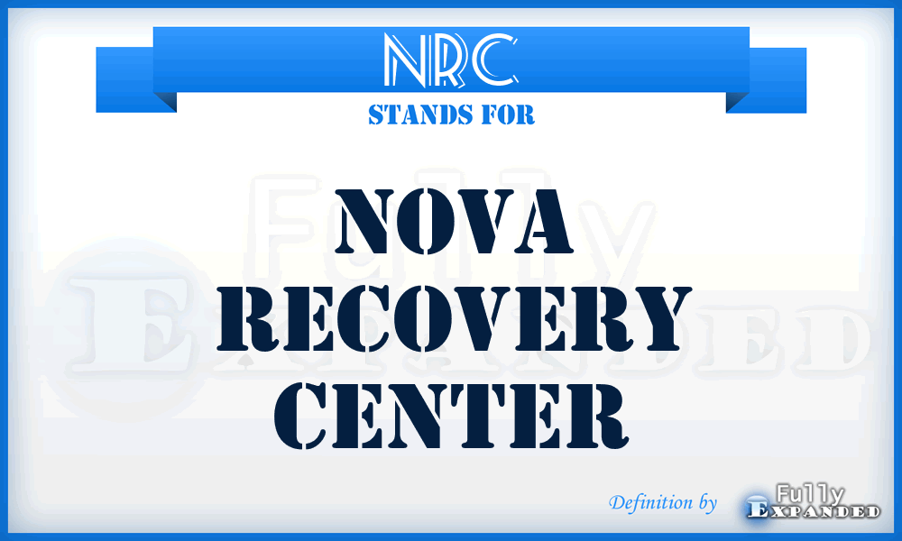 NRC - Nova Recovery Center