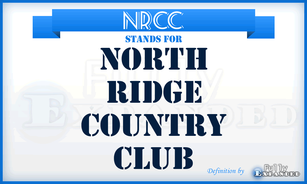 NRCC - North Ridge Country Club