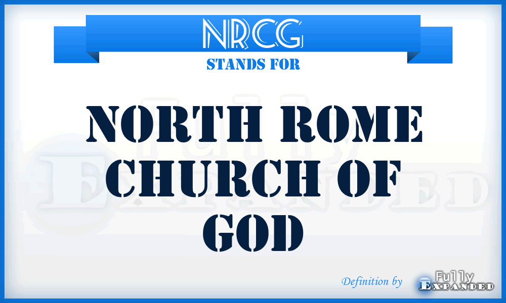 NRCG - North Rome Church of God