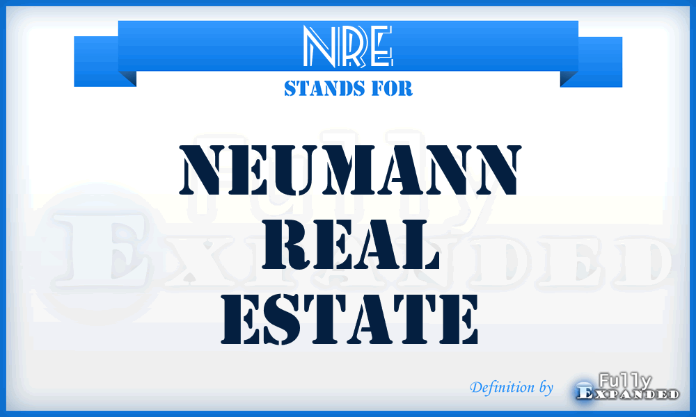 NRE - Neumann Real Estate