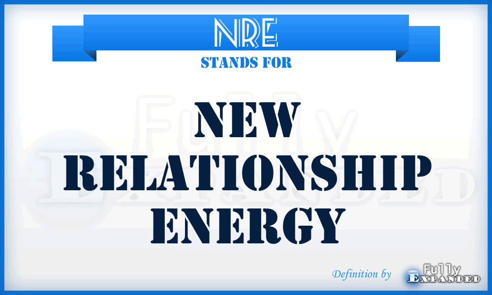 NRE - New Relationship Energy