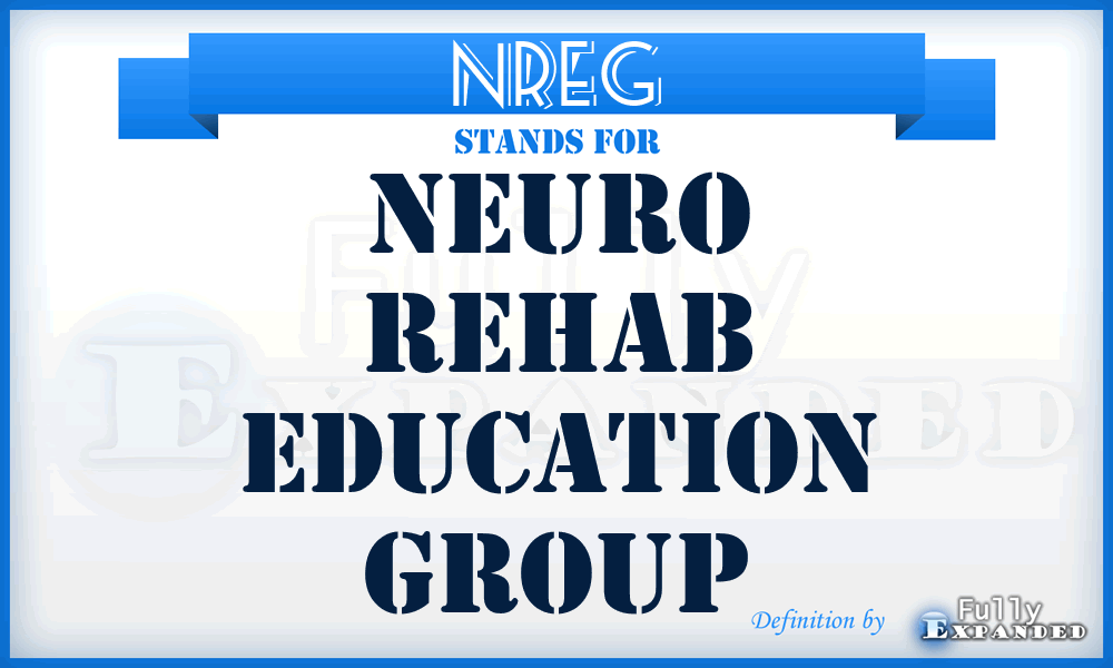 NREG - Neuro Rehab Education Group