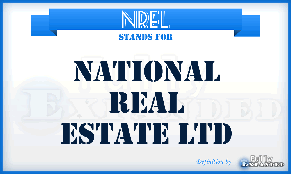 NREL - National Real Estate Ltd