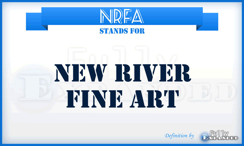NRFA - New River Fine Art