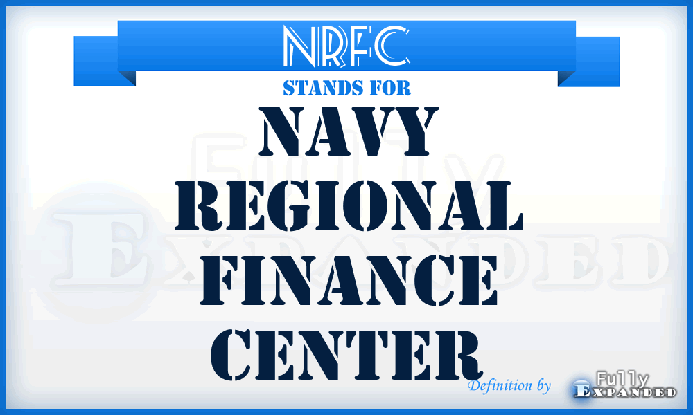 NRFC - Navy regional finance center