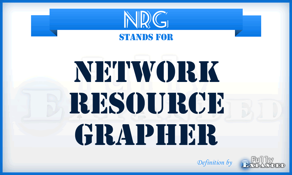 NRG - Network Resource Grapher