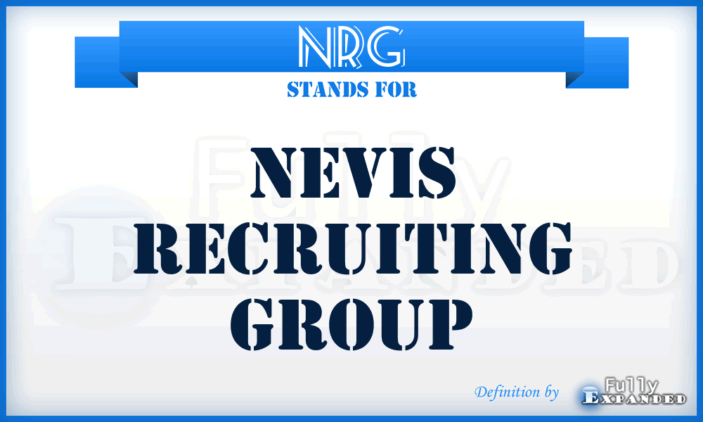 NRG - Nevis Recruiting Group