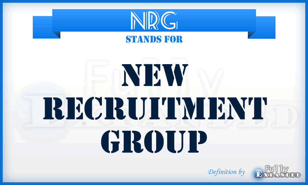 NRG - New Recruitment Group