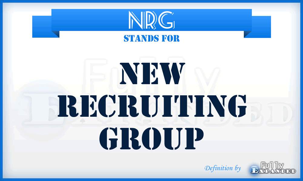 NRG - New Recruiting Group