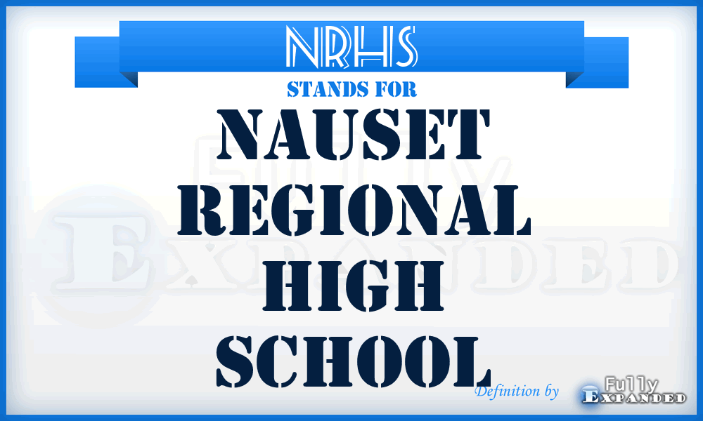 NRHS - Nauset Regional High School