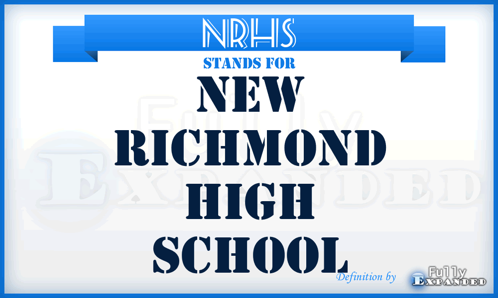 NRHS - New Richmond High School