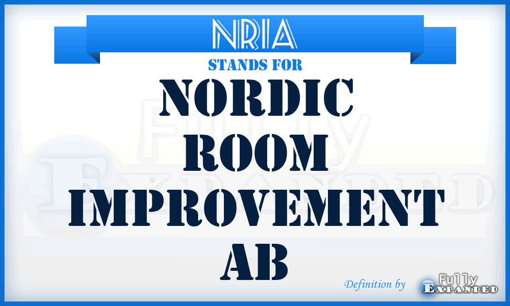 NRIA - Nordic Room Improvement Ab