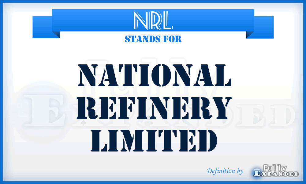 NRL - National Refinery Limited