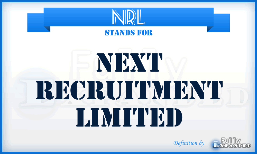 NRL - Next Recruitment Limited