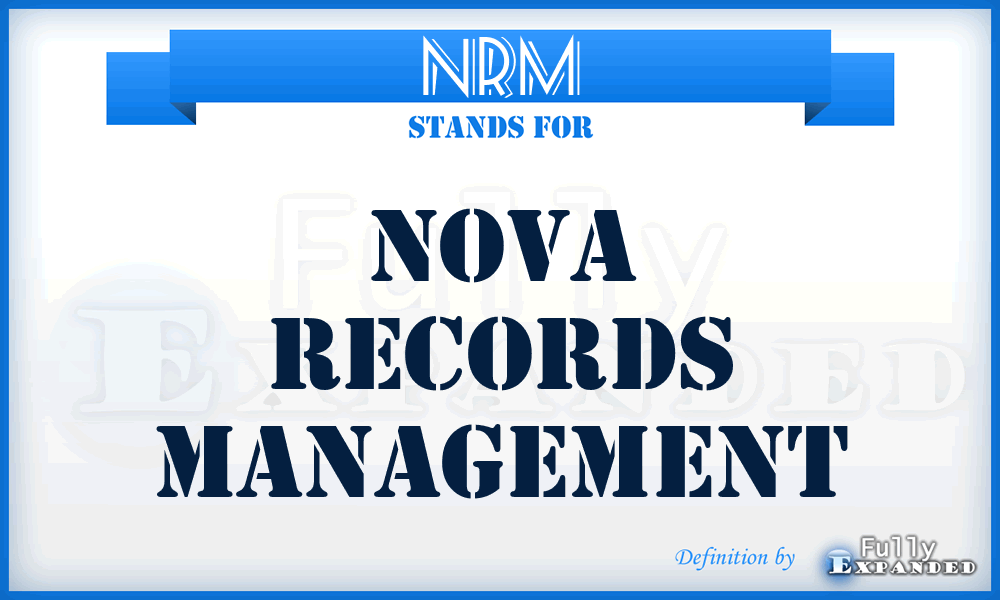 NRM - Nova Records Management