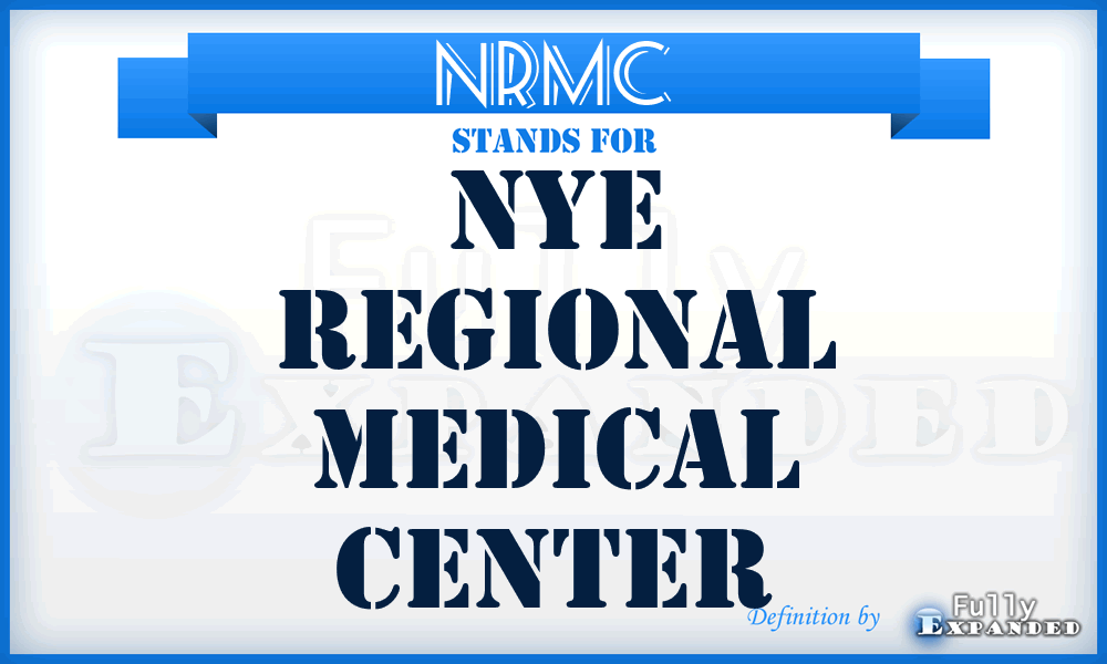 NRMC - Nye Regional Medical Center