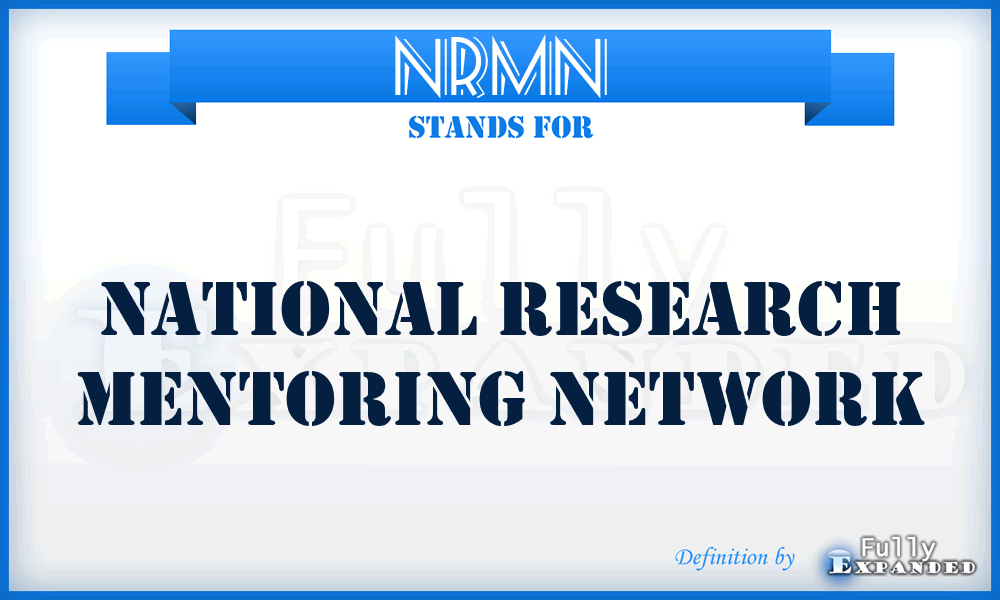 NRMN - National Research Mentoring Network