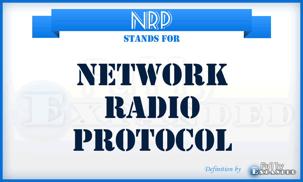 NRP - Network Radio Protocol
