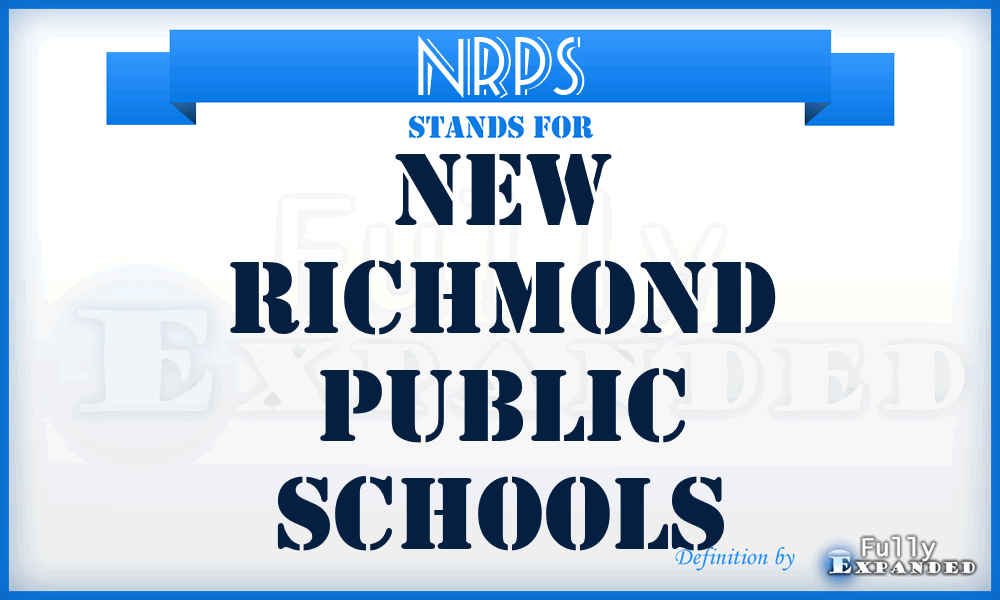 NRPS - New Richmond Public Schools