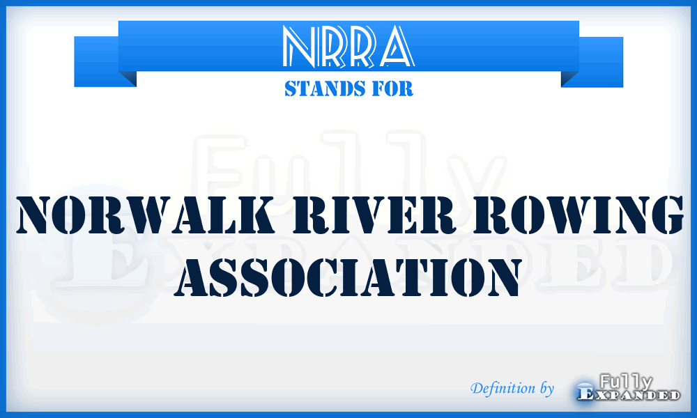 NRRA - Norwalk River Rowing Association