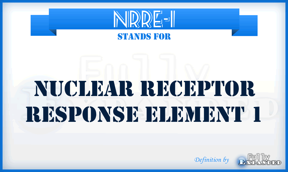 NRRE-1 - Nuclear Receptor Response Element 1