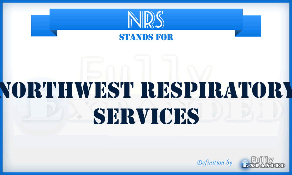 NRS - Northwest Respiratory Services