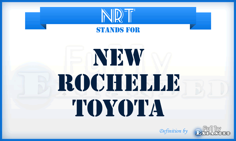 NRT - New Rochelle Toyota