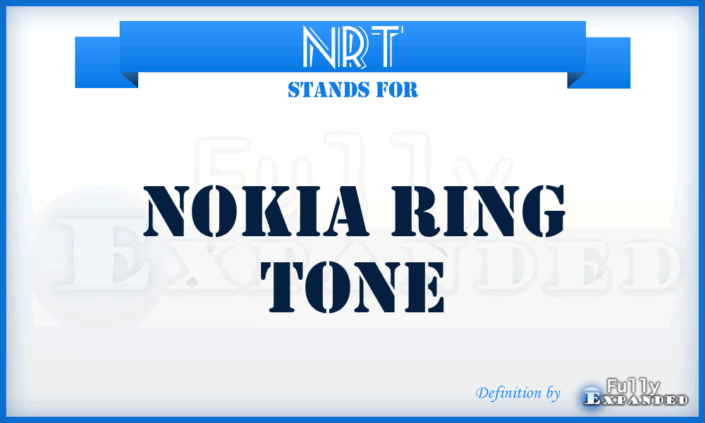 NRT - Nokia Ring Tone