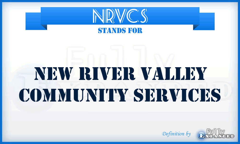 NRVCS - New River Valley Community Services