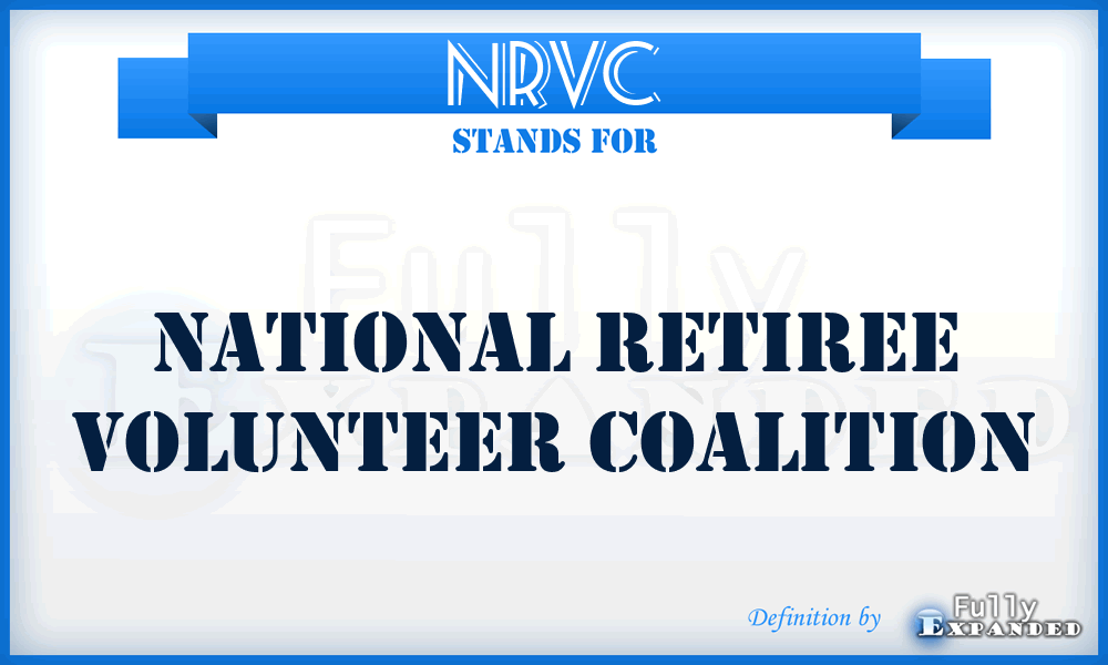 NRVC - National Retiree Volunteer Coalition