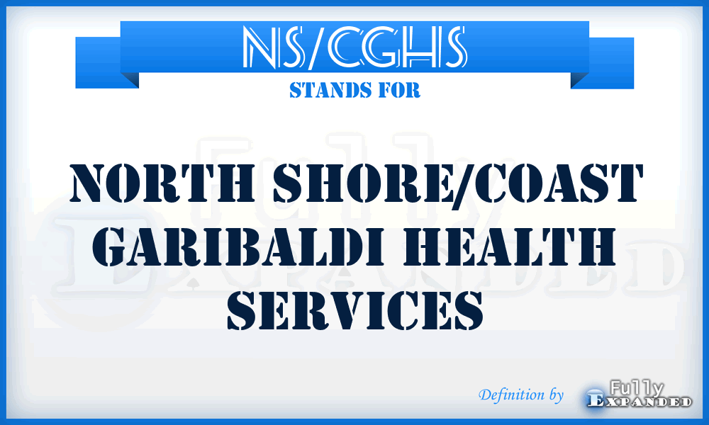 NS/CGHS - North Shore/Coast Garibaldi Health Services
