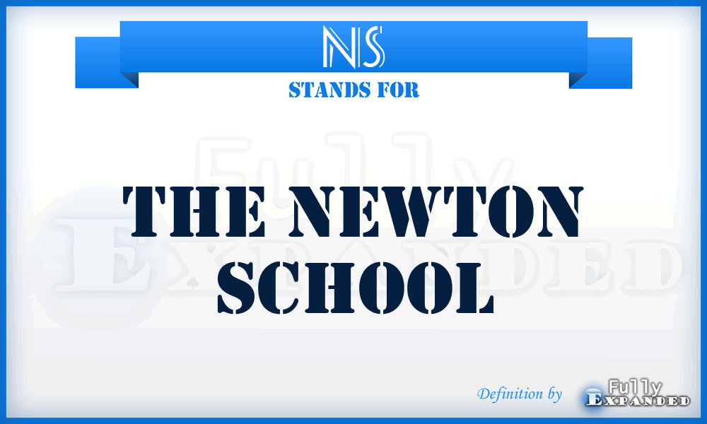 NS - The Newton School