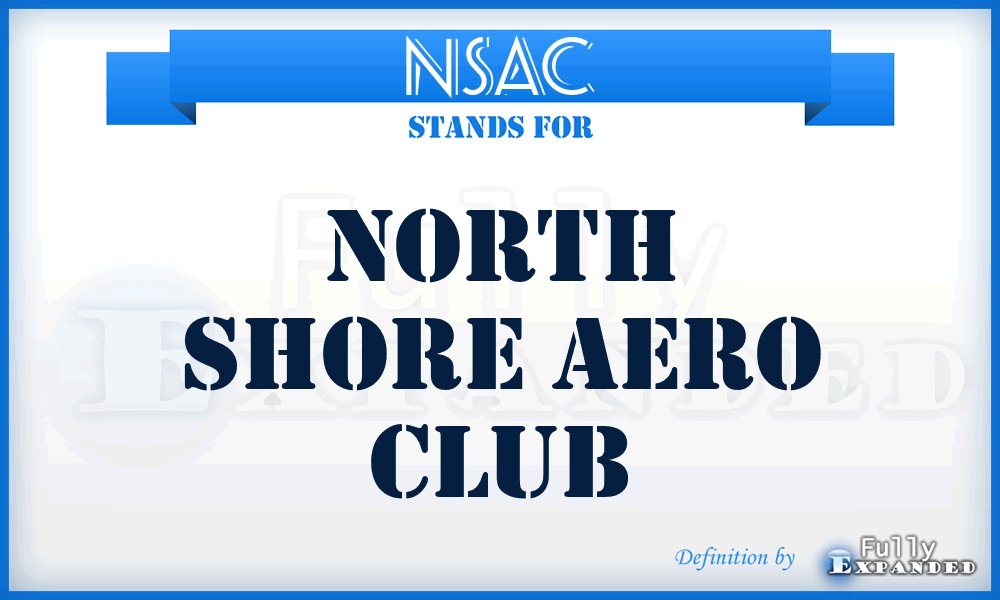 NSAC - North Shore Aero Club