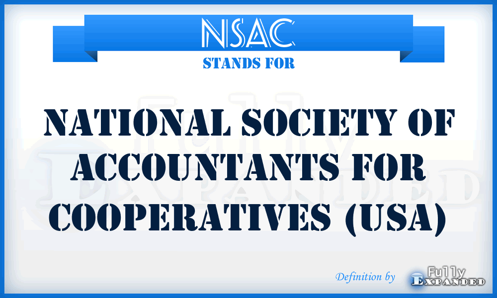 NSAC - National Society of Accountants for Cooperatives (USA)