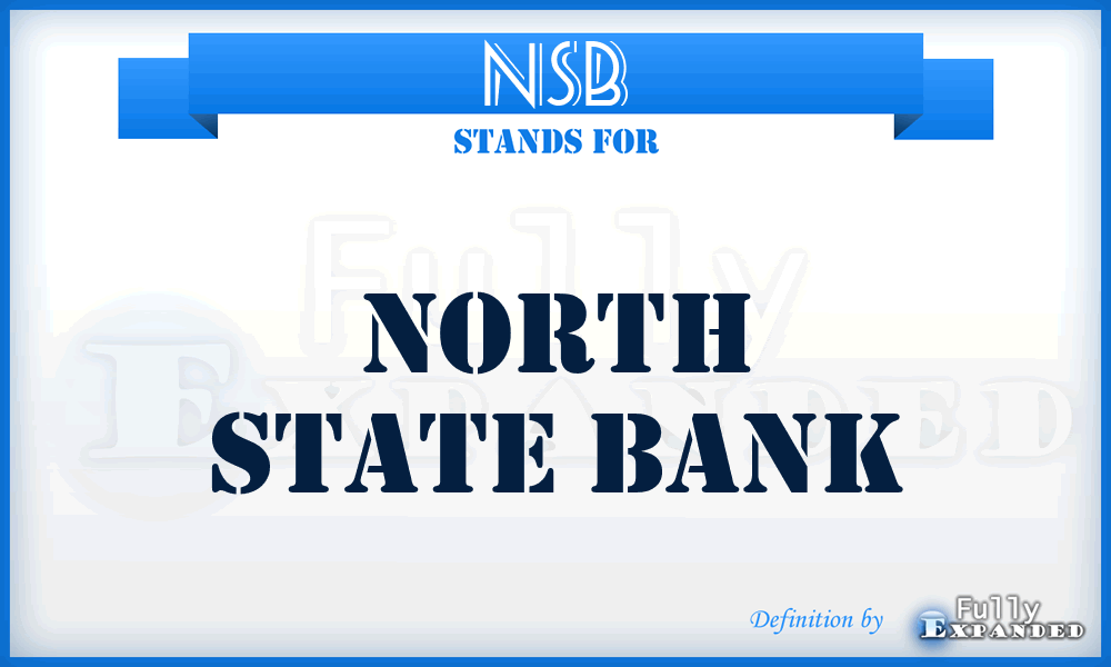 NSB - North State Bank