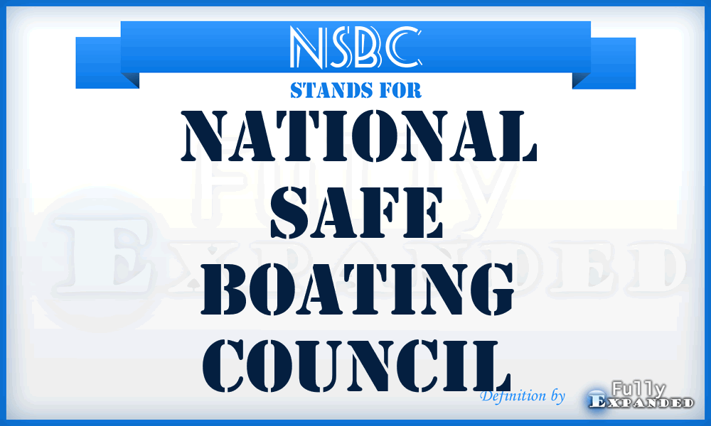 NSBC - National Safe Boating Council