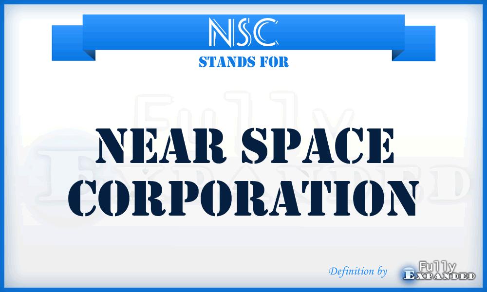 NSC - Near Space Corporation