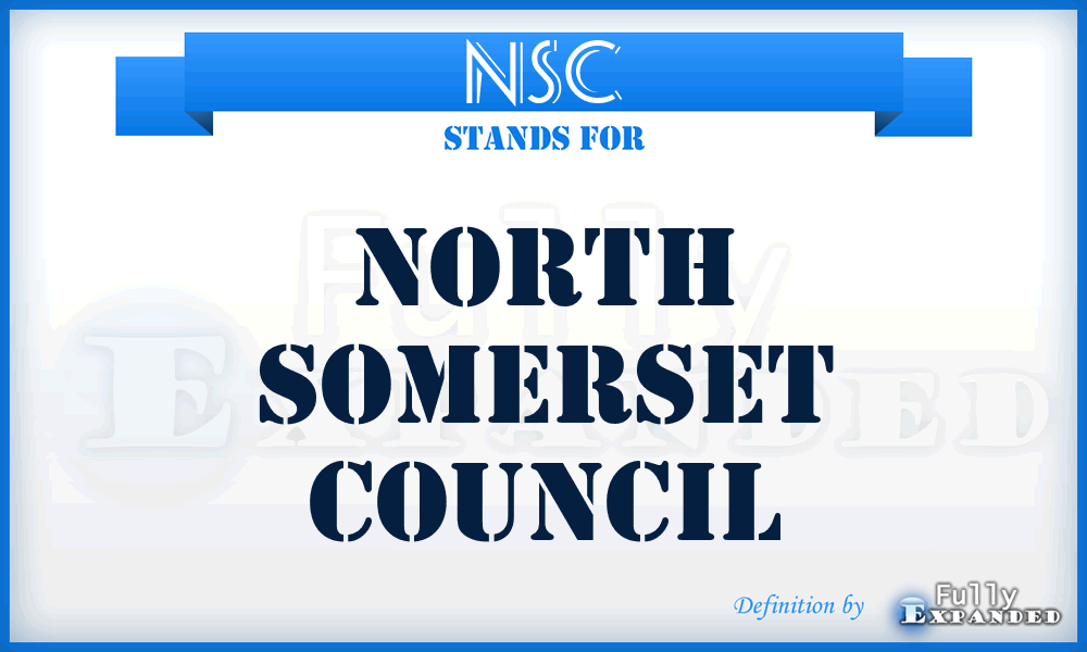 NSC - North Somerset Council