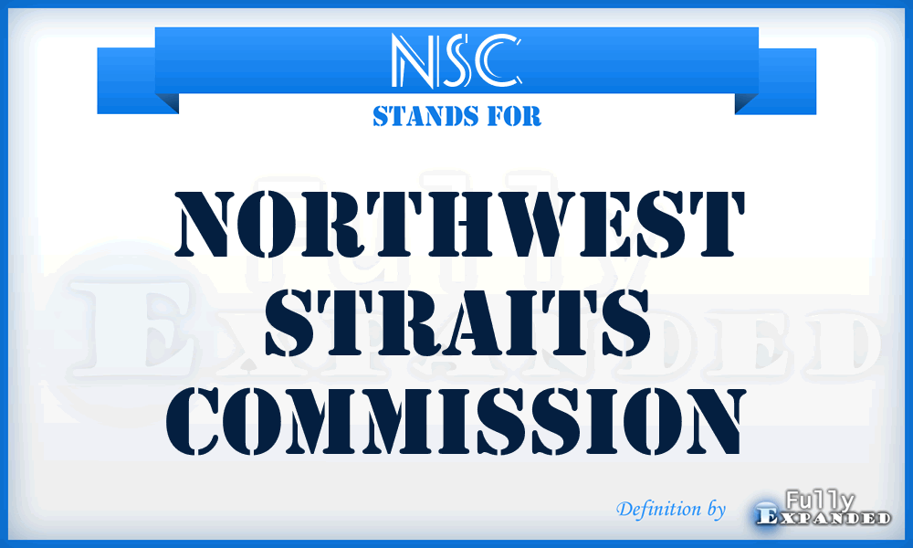 NSC - Northwest Straits Commission