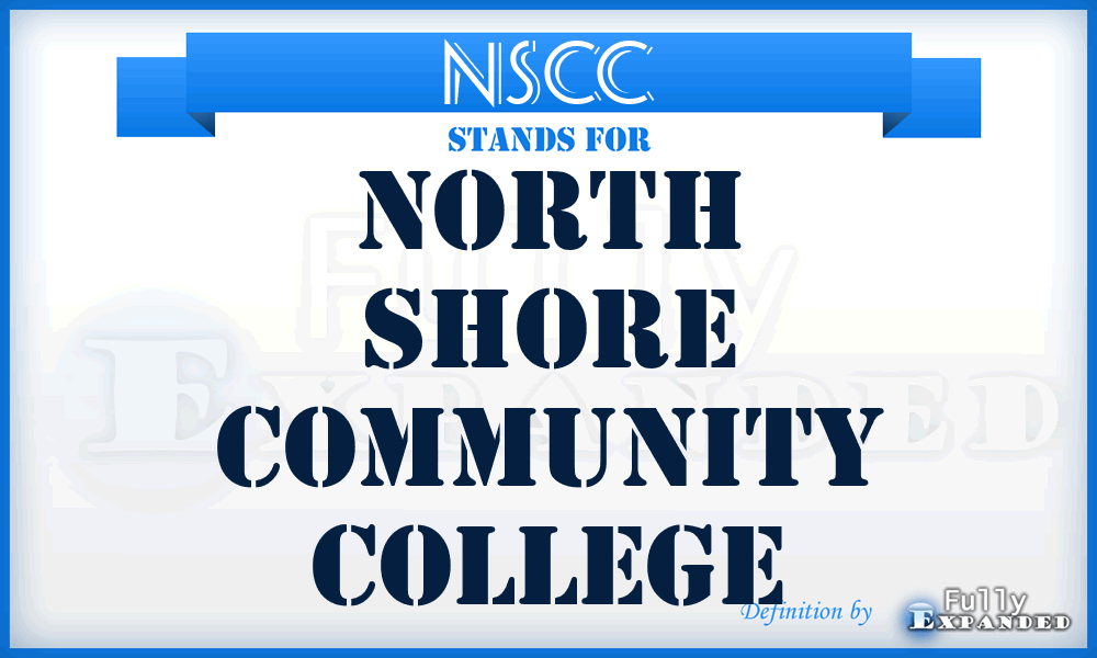 NSCC - North Shore Community College