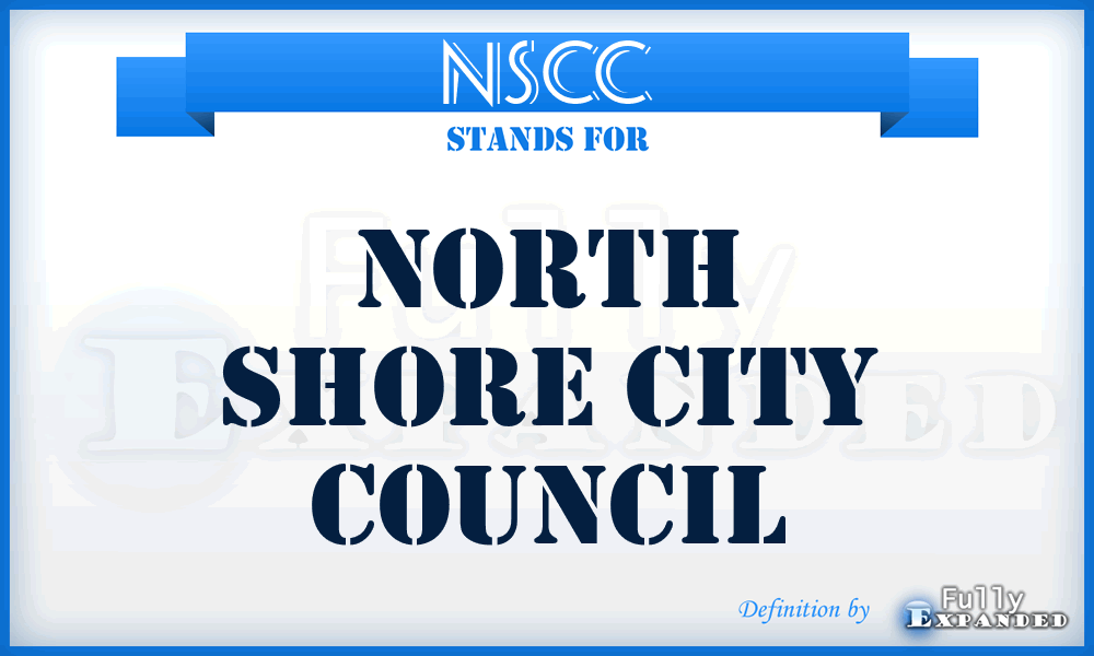 NSCC - North Shore City Council