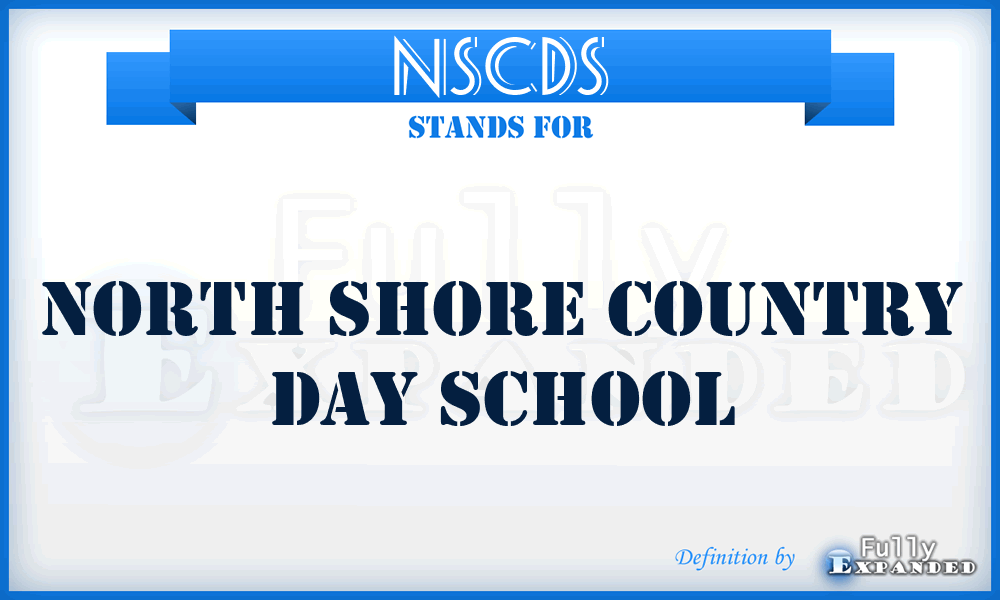 NSCDS - North Shore Country Day School
