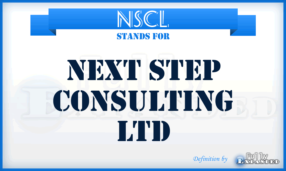 NSCL - Next Step Consulting Ltd