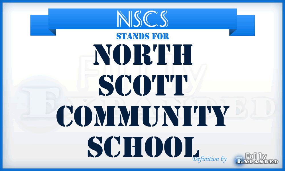 NSCS - North Scott Community School