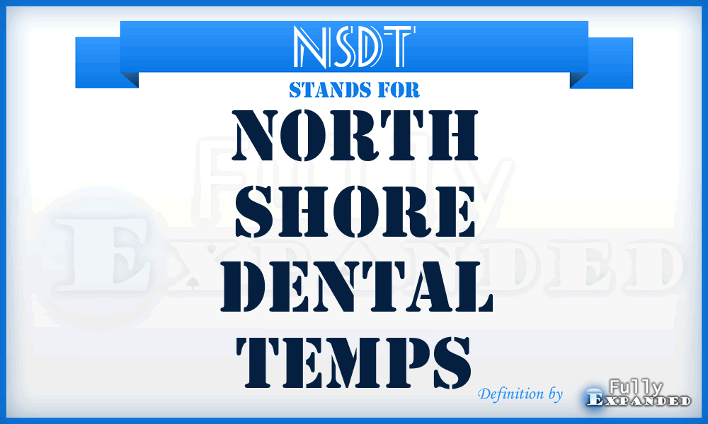 NSDT - North Shore Dental Temps