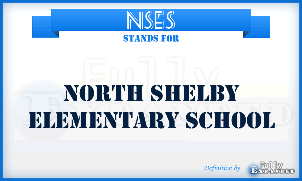 NSES - North Shelby Elementary School