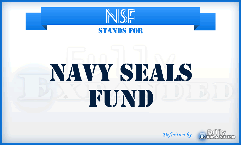 NSF - Navy Seals Fund