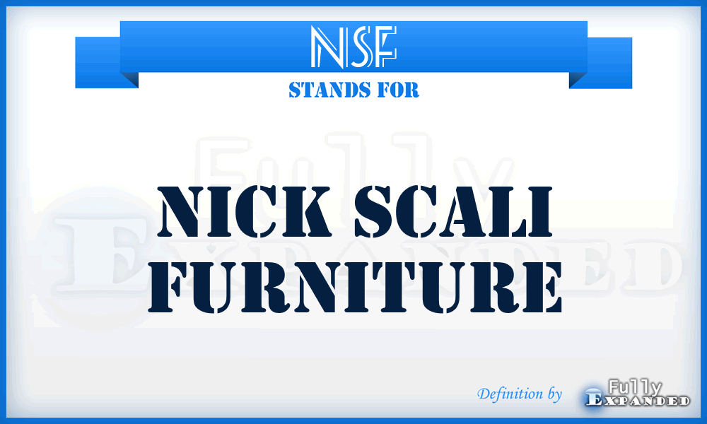NSF - Nick Scali Furniture