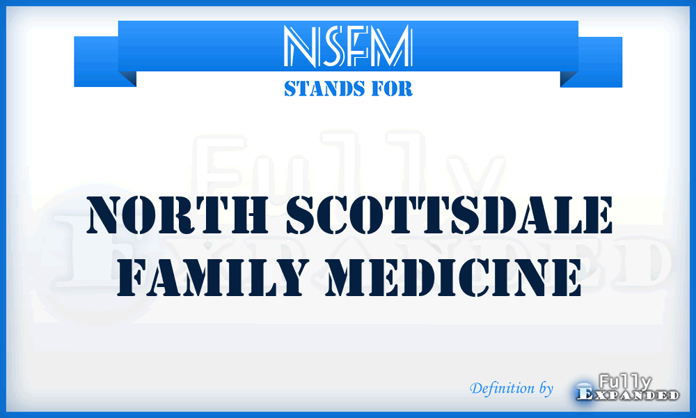 NSFM - North Scottsdale Family Medicine