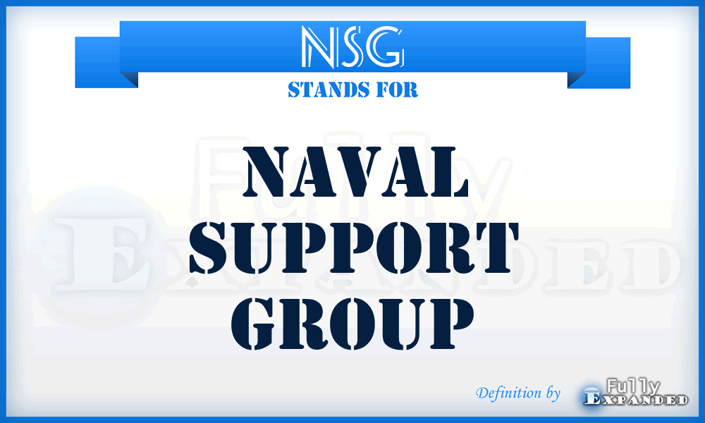 NSG - Naval Support Group